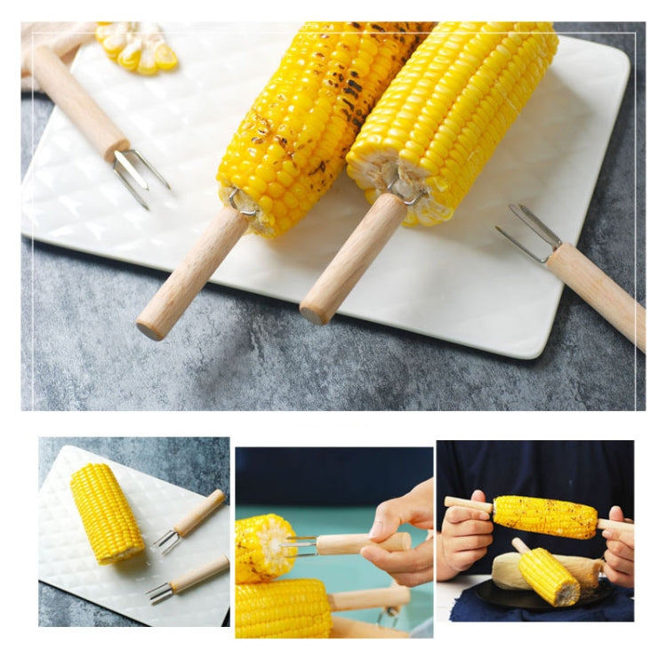 10 PCS Corn Fork Corn Roast Needle Moxa Extender Corn Plug Barbecue Tool Barbecue Fork by bashfashion