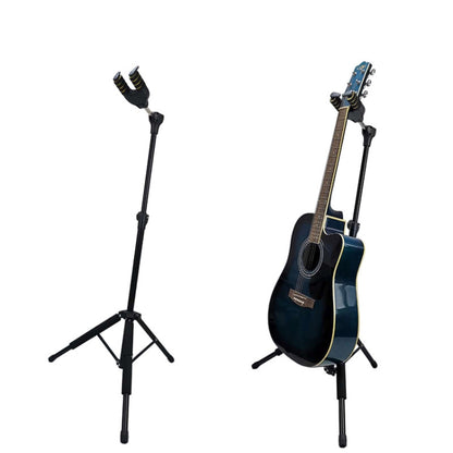 Gravity Self-locking Folding Vertical Pipa Bass Universal Guitar Stand by bashfashion