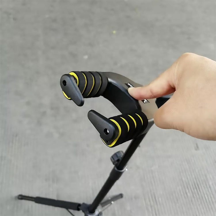 Gravity Self-locking Folding Vertical Pipa Bass Universal Guitar Stand by bashfashion