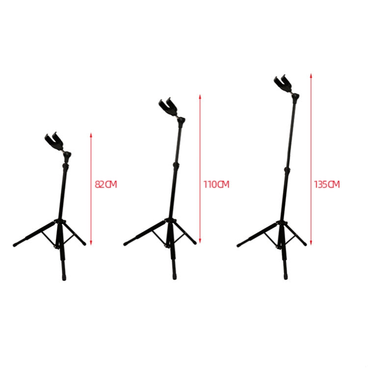 Gravity Self-locking Folding Vertical Pipa Bass Universal Guitar Stand by bashfashion