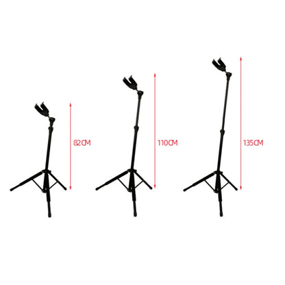 Gravity Self-locking Folding Vertical Pipa Bass Universal Guitar Stand by bashfashion