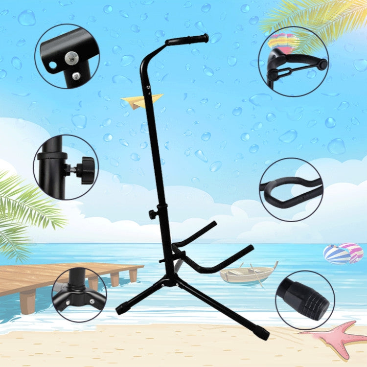 Folding Single Vertical Guitar Stand by bashfashion