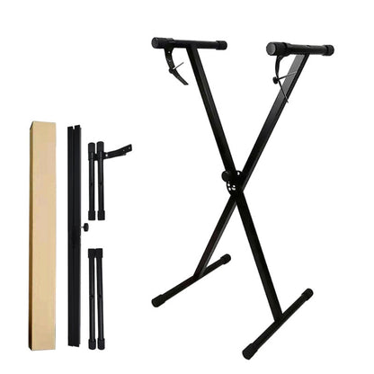 Single Tube X-shaped Electronic Organ Stand by bashfashion