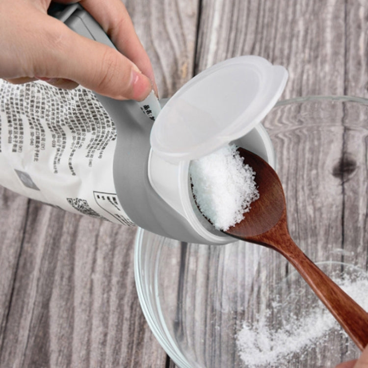 Milk Powder Tea Sealing Clip Snack Bag Plastic Bag Household Sealing Clip(Gray) by bashfashion