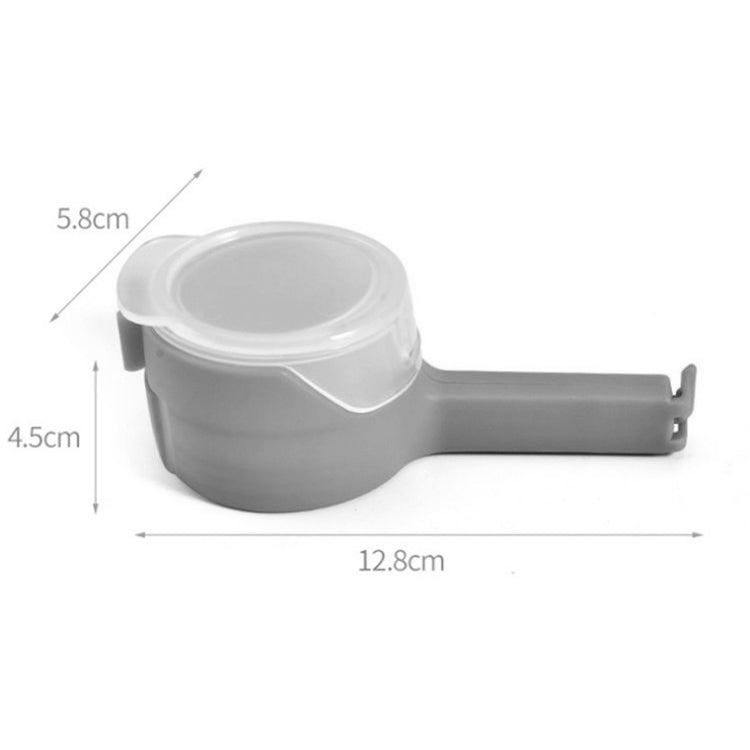 Milk Powder Tea Sealing Clip Snack Bag Plastic Bag Household Sealing Clip(Gray) by bashfashion