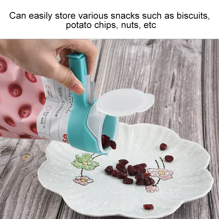 Milk Powder Tea Sealing Clip Snack Bag Plastic Bag Household Sealing Clip(Gray) by bashfashion