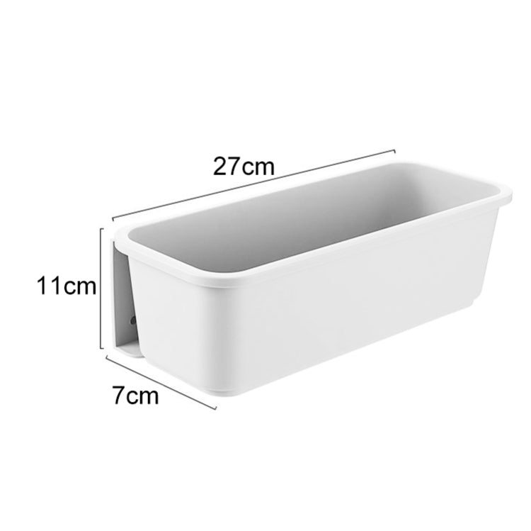 Wall-mounted Drawer Type Kitchen Spice Rack Perforation-free Household Cabinets & Kitchenware Storage Rack(White) by bashfashion