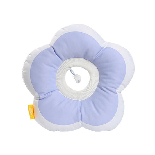Cute Flower Shaped Pet Anti-licking Collar, Specification: M(Purple) by bashfashion