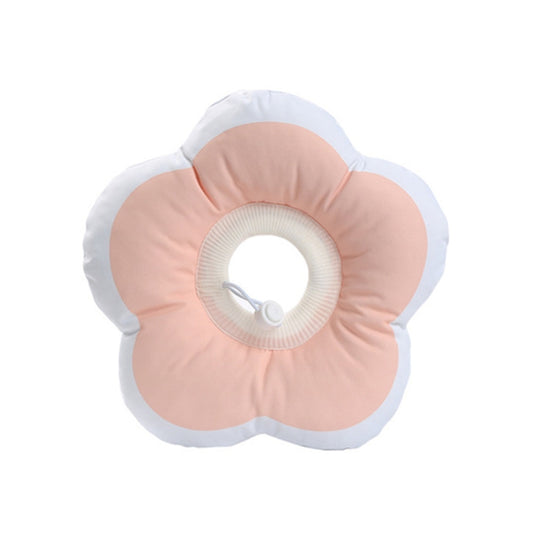 Cute Flower Shaped Pet Anti-licking Collar, Specification: L(Pink) by bashfashion
