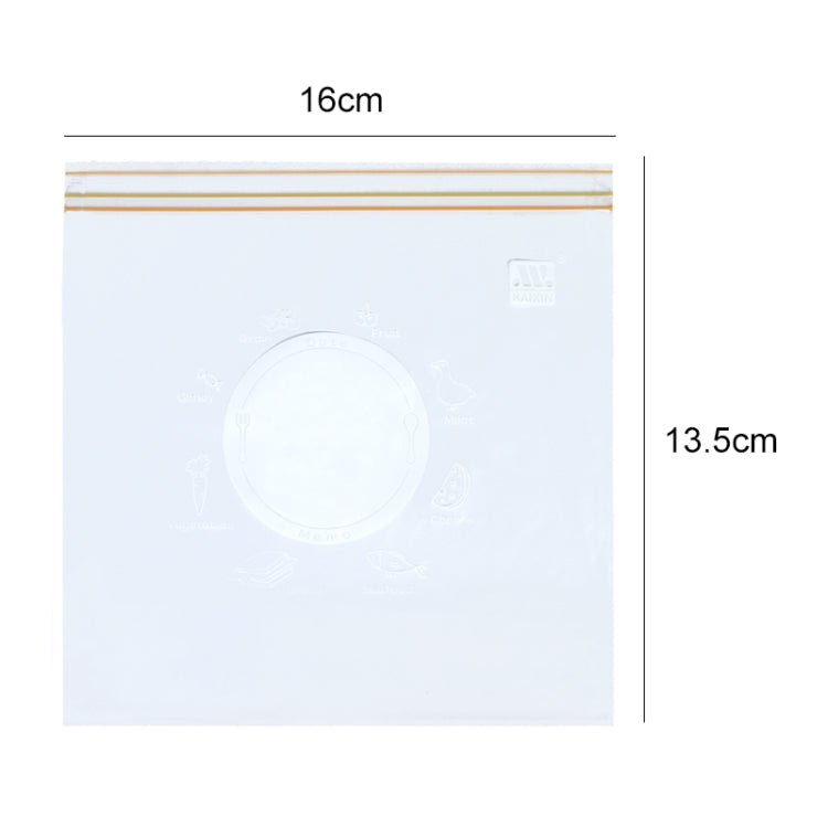 Sealed Bag Fresh Food Packaging Bag Household Thickened Refrigerator Storage Plastic Bag, Size: Small (30 Pieces / Set) by bashfashion