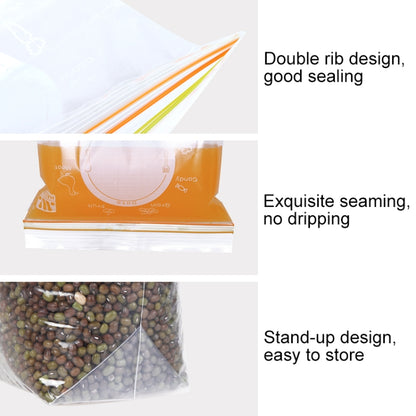 Sealed Bag Fresh Food Packaging Bag Household Thickened Refrigerator Storage Plastic Bag, Size: Small (30 Pieces / Set) by bashfashion