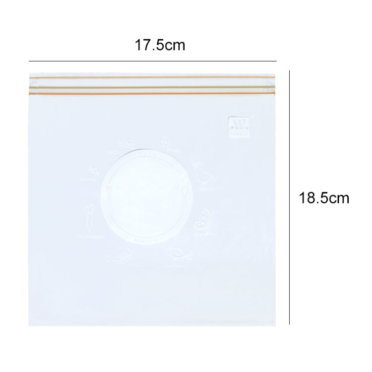 Sealed Bag Fresh Food Packaging Bag Household Thickened Refrigerator Storage Plastic Bag, Size: Medium (25 Pieces / Set) by bashfashion