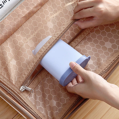 Portable Soap Box Sealed & Leak-proof Travel Products Personal Care Essential(Pink) by bashfashion