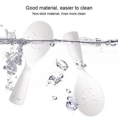 Creative Smile Face Rice Spoon Vertical Type Food Grade Kitchen Rice Cooker Spoon by bashfashion