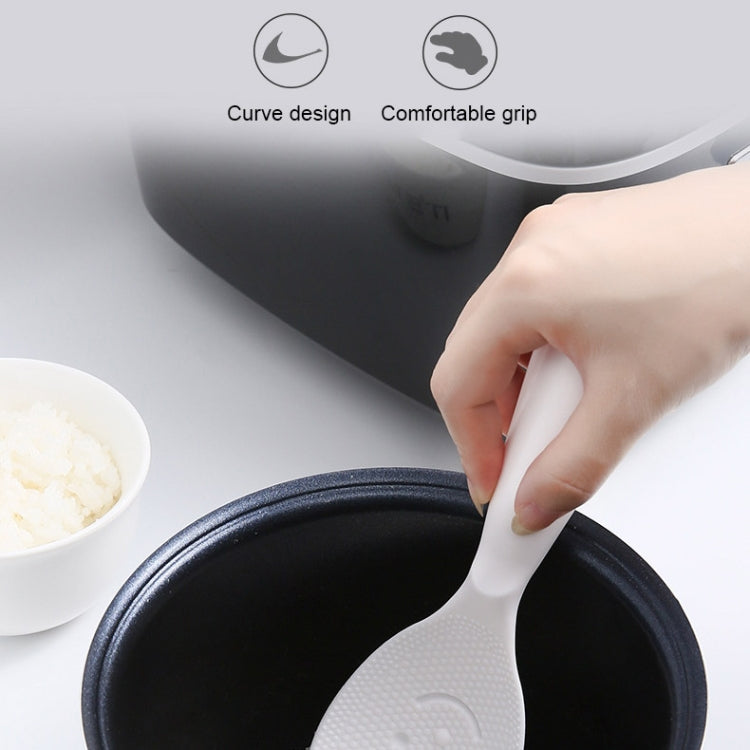 Creative Smile Face Rice Spoon Vertical Type Food Grade Kitchen Rice Cooker Spoon by bashfashion