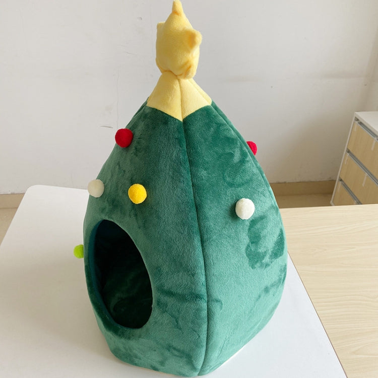 Christmas Tree Pet House Warm Winter Pet Supplies, Size:S by bashfashion