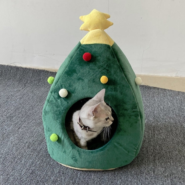 Christmas Tree Pet House Warm Winter Pet Supplies, Size:M by bashfashion
