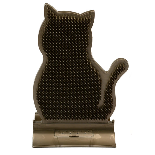 Fixed Door Seam Cat Rubbing Device Anti-itching & Hair Removal Massage Brush Pet Supplies(Brown) by bashfashion