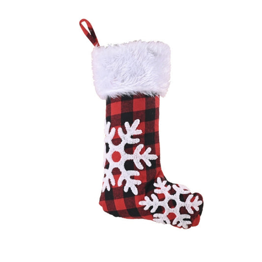 Christmas Ornament Christmas Stocking Gift Bag Christmas Tree Pendant(Snowflake) by bashfashion