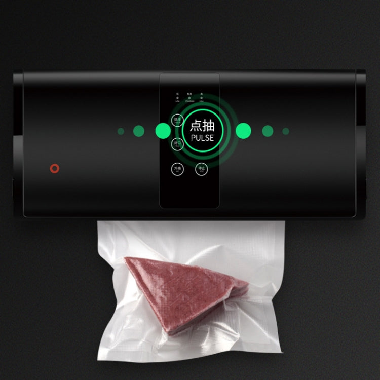 Vacuum Non-woven Sealing Machine Food Preservation Machine Small Packaging Machine, Specification: Double pump (6 buttons) US Plug by bashfashion