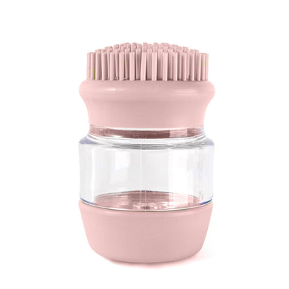 Pet Bath Brush Silicone Multifunctional Massage Pet Supplies(Pink) by bashfashion