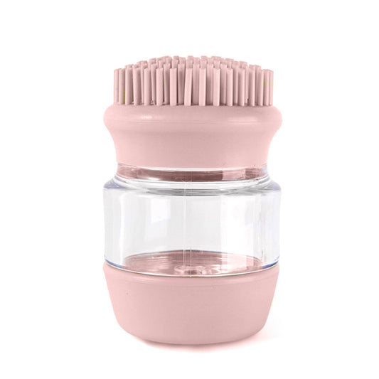 Pet Bath Brush Silicone Multifunctional Massage Pet Supplies(Pink) by bashfashion