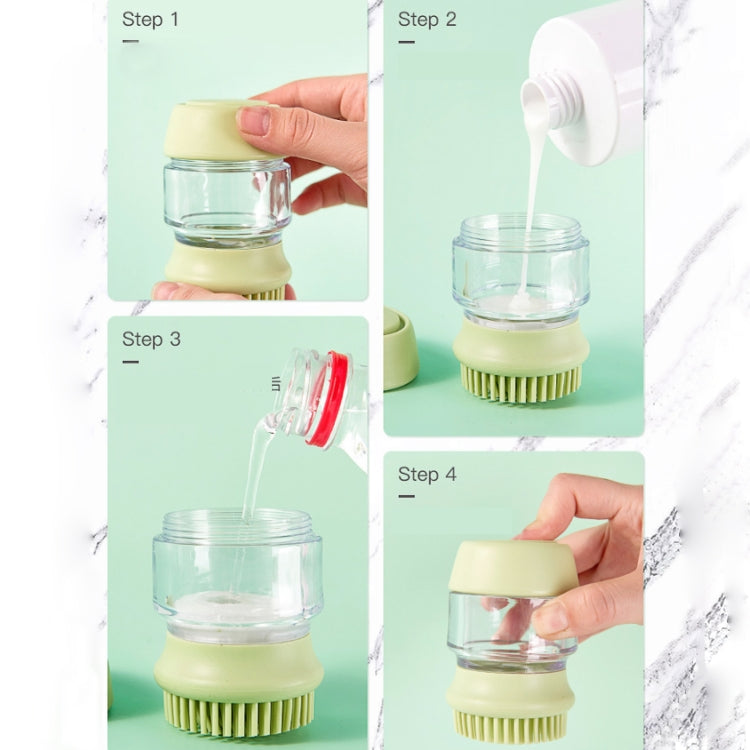 Pet Bath Brush Silicone Multifunctional Massage Pet Supplies(Pink) by bashfashion