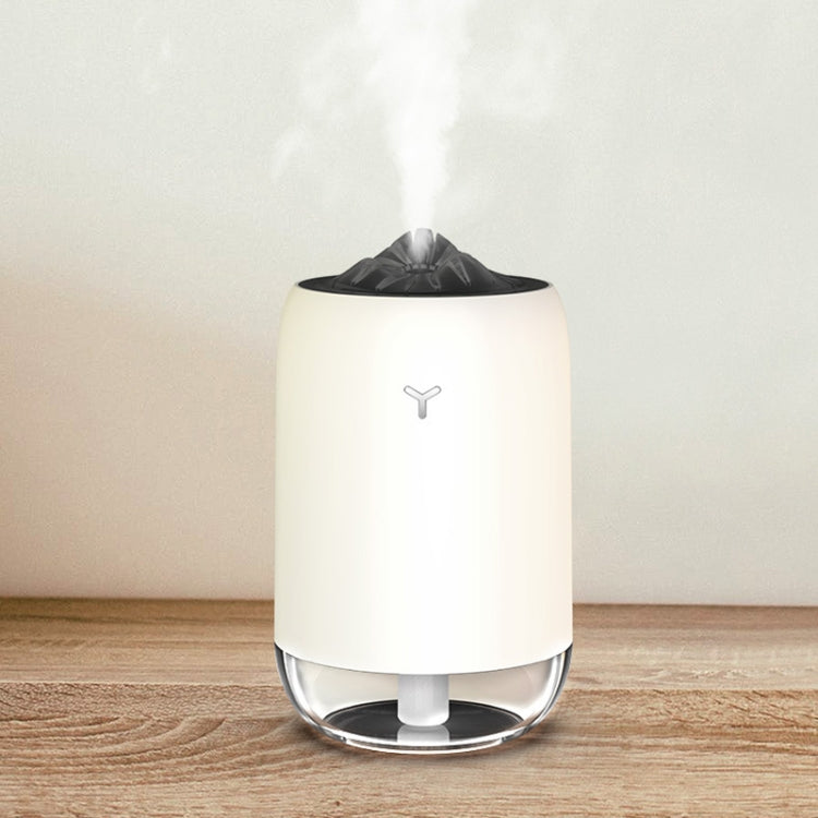 Car Portable Humidifier Household Night Light USB Spray Instrument Disinfection Aroma Diffuser(Pearl White) by bashfashion