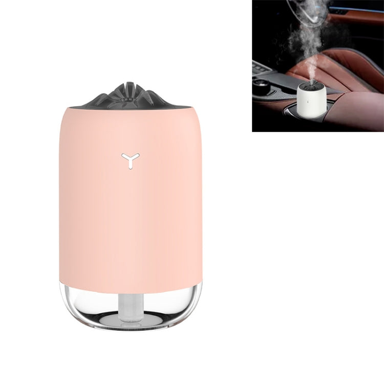 Car Portable Humidifier Household Night Light USB Spray Instrument Disinfection Aroma Diffuser(Pink) by bashfashion