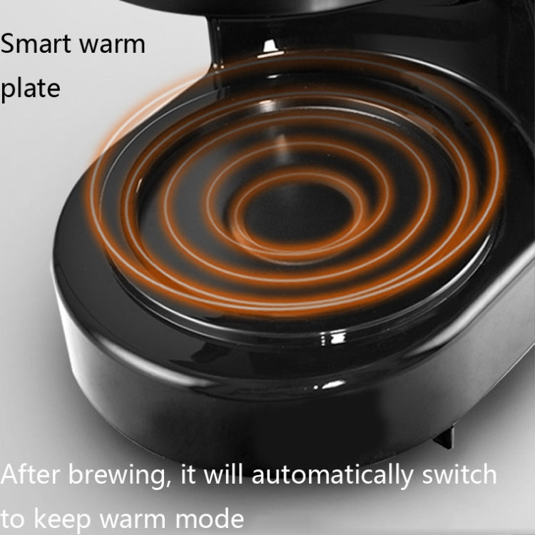 HOMEZEST Household Small Coffee Machine Fully Automatic Portable Drip Coffee Machine(EU Plug) by bashfashion