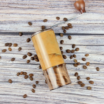 Household Portable Hand-cranked Coffee Machine Detachable Manual Grinder Coffee Grinder(M3 Without Logo) by bashfashion