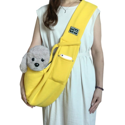 Pet Outing Carrier Bag Cotton Messenger Shoulder Bag, Colour: Yellow by bashfashion