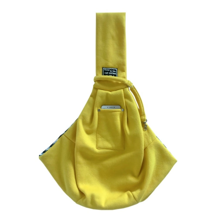 Pet Outing Carrier Bag Cotton Messenger Shoulder Bag, Colour: Yellow by bashfashion