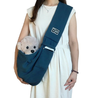Pet Outing Carrier Bag Cotton Messenger Shoulder Bag, Colour: Blue by bashfashion