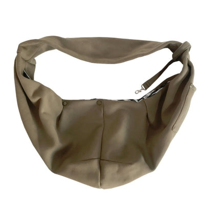 Pet Outing Carrier Bag Cotton Messenger Shoulder Bag, Colour: Khaki by bashfashion