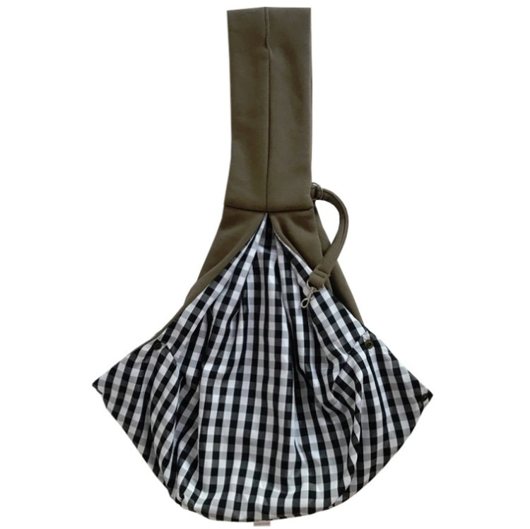 Pet Outing Carrier Bag Cotton Messenger Shoulder Bag, Colour: Khaki by bashfashion