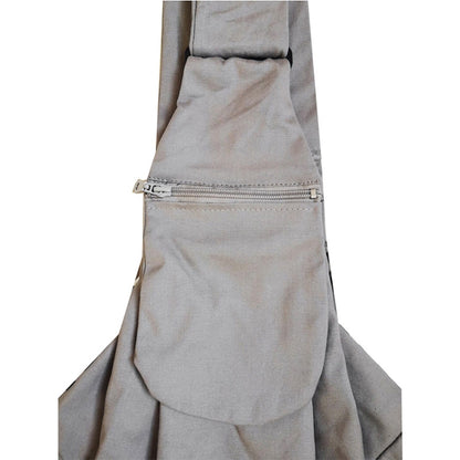 Pet Carrying Rucksack Shoulder Strap Adjustable Pet Outing Diagonal Bag(Gray) by bashfashion