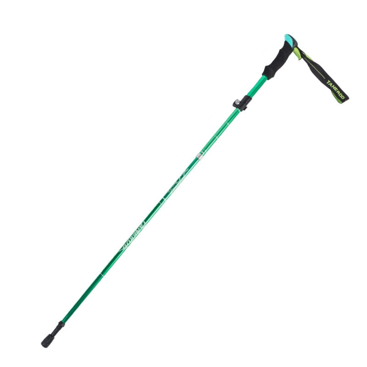 TANERDD TR-D0001 Trekking Poles Aluminum Alloy Folding Outdoor Handrails Trekking Walking Sticks(Short Model (Green)) by bashfashion