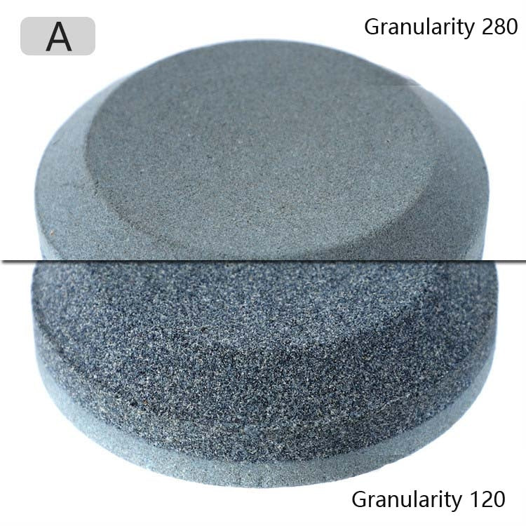 Double-Sided Whetstone Kitchen Knives Round Knife Sharpener, Style:A by bashfashion