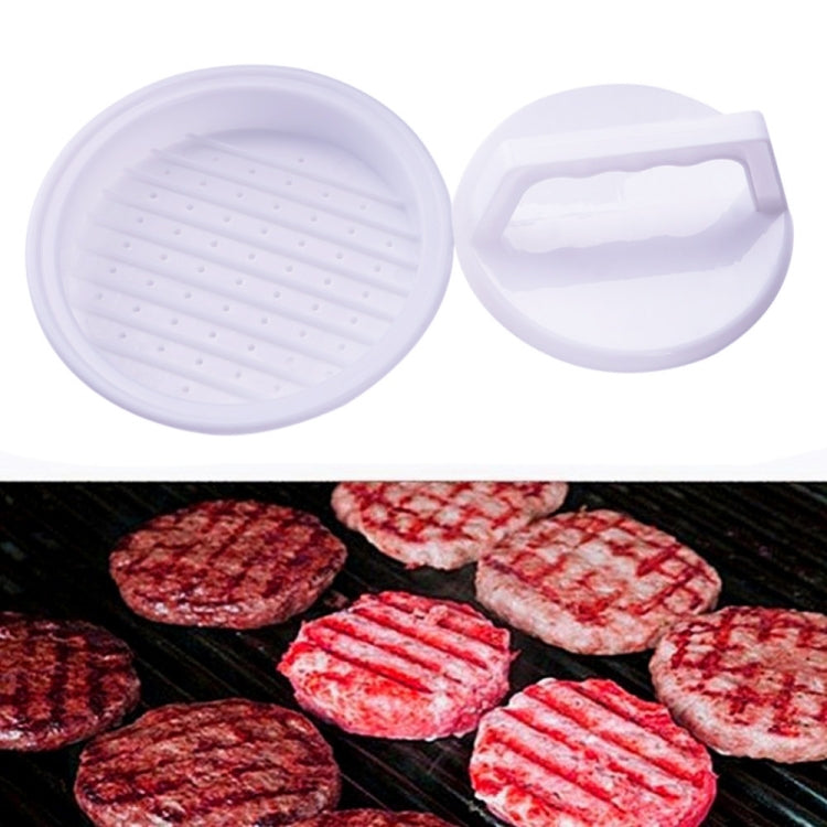 2 PCS Round Shape Hamburger Presser Plastic Hamburger Beef Grill Burger Press Patty Maker Mold Mould by bashfashion