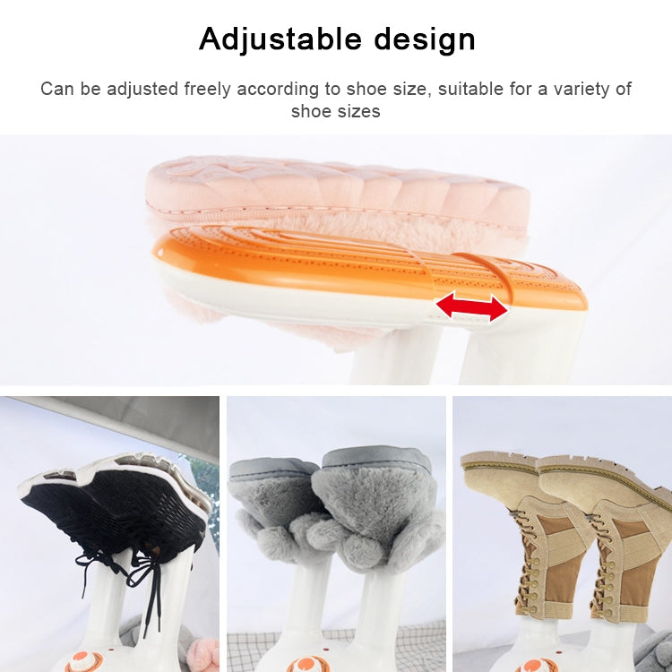 Retractable Shoe Dryer 220V Electric Dryer for Shoe Boot Glove to Deodorant Sterilization(White) by bashfashion