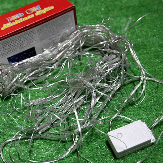 120LEDs Spider Web Lamp Christmas String Lights Fairy Party Garden Wedding Decoration, EU Plug by bashfashion