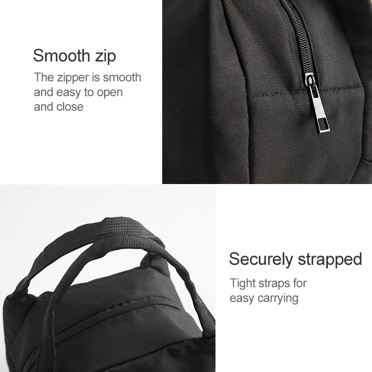 Portable Lunch Bag Thermal Insulated Lunch Box Tote Cooler Bag Bento Pouch Lunch Container School Food Storage Bags(Grey) by bashfashion