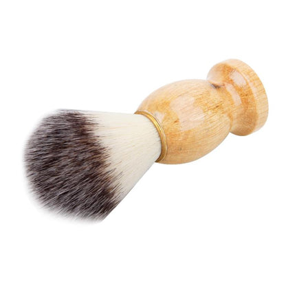 Wood Handle Hair Shaving Brush Facial Beard Cleaning Appliance Shave Salon Badger Hair Tool Razor Brush by bashfashion