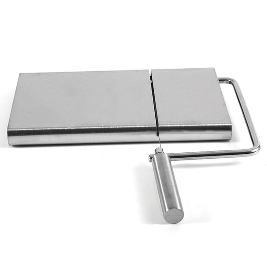 Stainless Steel Cheese Slicer Butter Cutting Board Kitchen Tools(Silver) by bashfashion