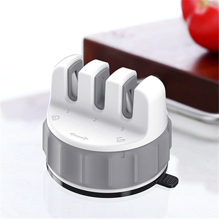 Kitchen Suction Cup Knife Sharpener Household Knife Sharpening Tool by bashfashion