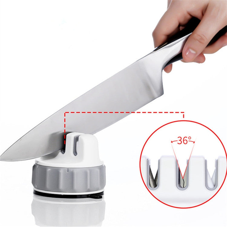 Kitchen Suction Cup Knife Sharpener Household Knife Sharpening Tool by bashfashion