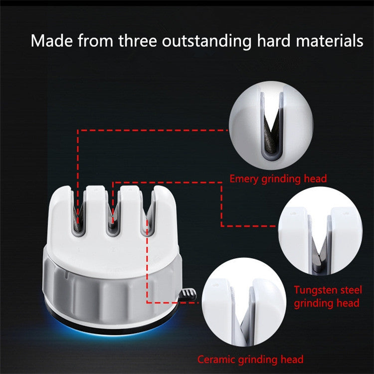 Kitchen Suction Cup Knife Sharpener Household Knife Sharpening Tool by bashfashion