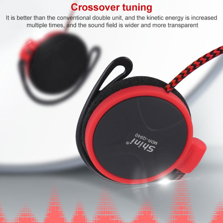 Shini Q940 3.5mm Super Bass EarHook Earphone for Mp3 Player Computer Mobile(Yellow No Mic) by Shini