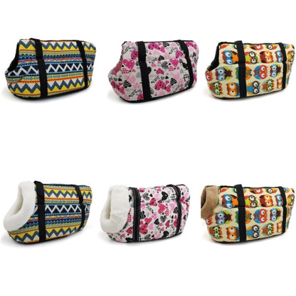 Retro Pet Carrying Bag Comfortable & Breathable Backpack For Cats And Dogs, Size:S 45x21x22cm(Love) by bashfashion